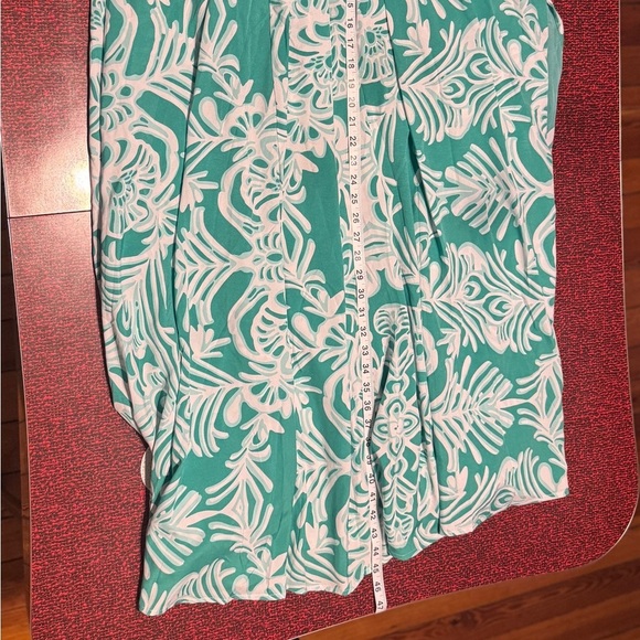 ✨NWT✨ Big Hit Green/White Halter Maxi Dress. Flowy. Scoop w/Low Back Size LG - Picture 10 of 12